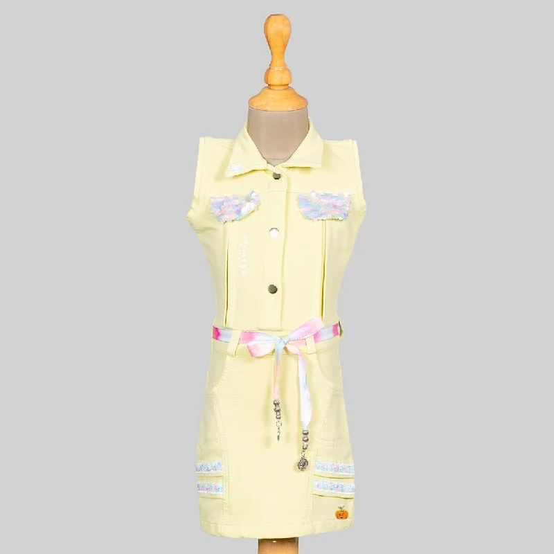 Lemon Collar Girls Midi