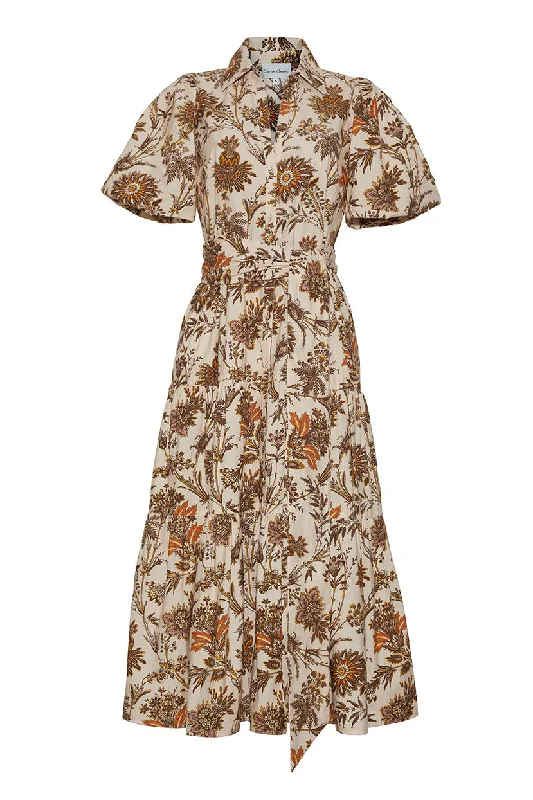 Mardi Dress in Turtledove Vint Blossom