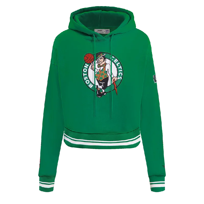 SUDADERA CON GORRO NBA BOSTON CELTICS RETRO CLASSICS PARA MUJER