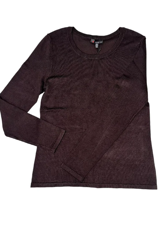 Chocolate Brown Sweater by Carre Noir