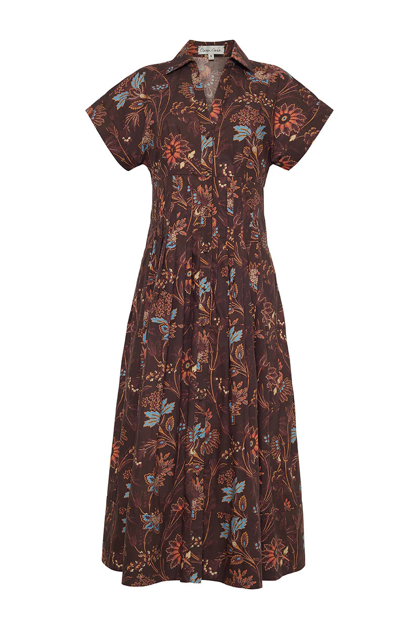 Nash Dress in Brown Vint Blossom