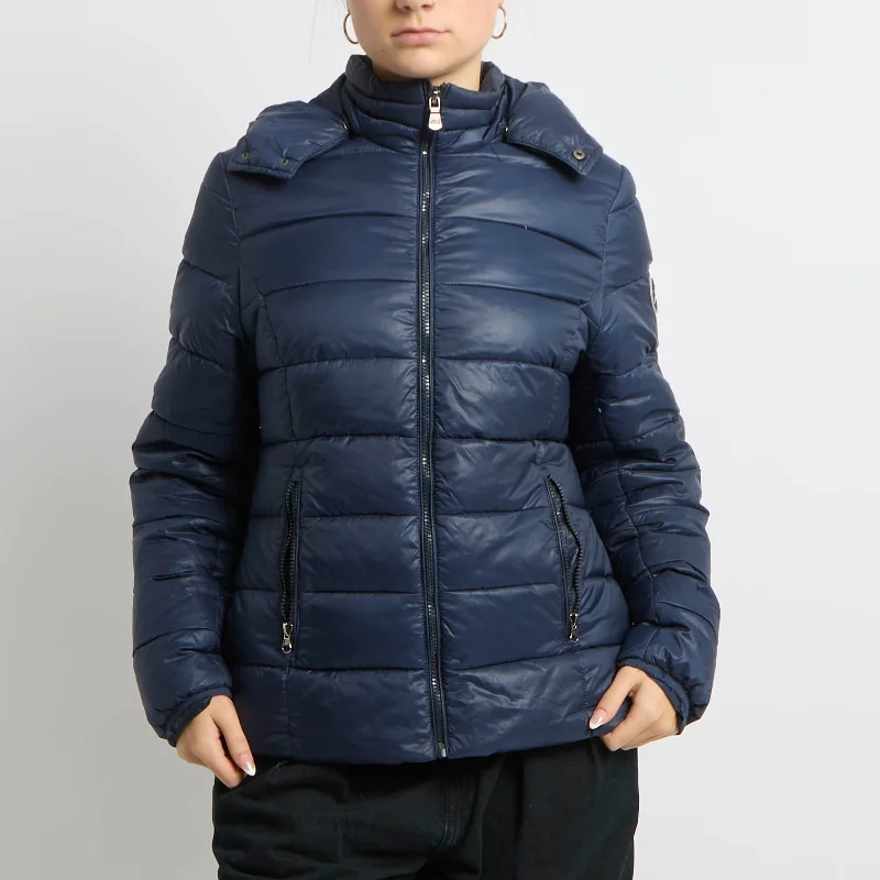 Hooded Lightweight Puffer Jacket - UK 10