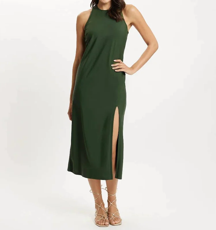 Selena Dress In Loden