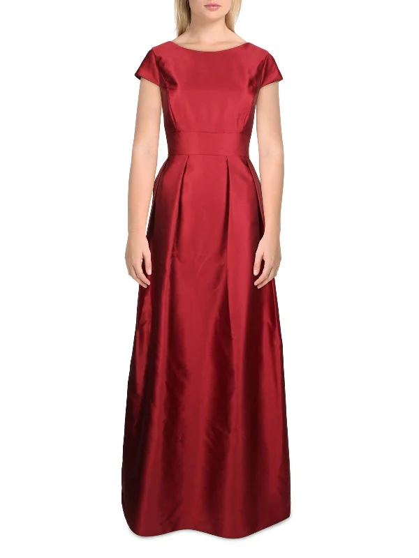 Womens Polyester Maxi Evening Dress