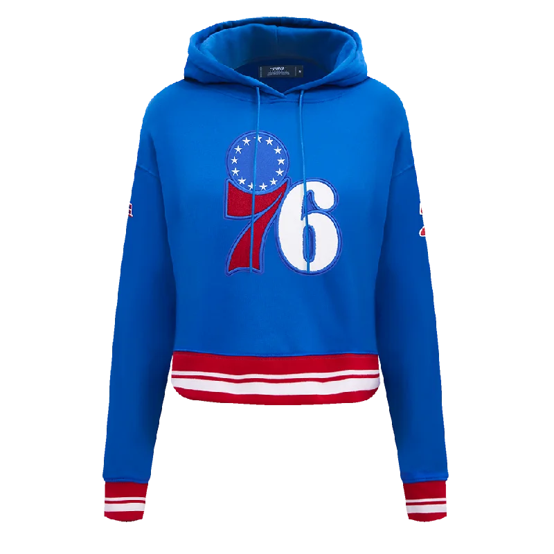 SUDADERA CON GORRO NBA PHILADELPHIA 76ERS RETRO CLASSICS PARA MUJER