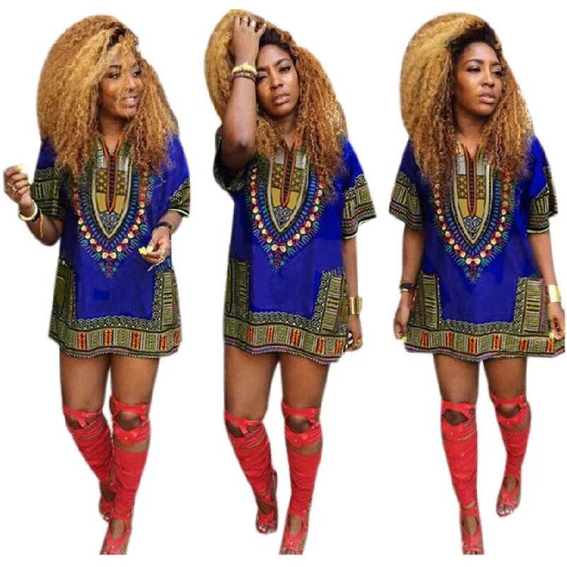 Traditional African Straight Print Dresses