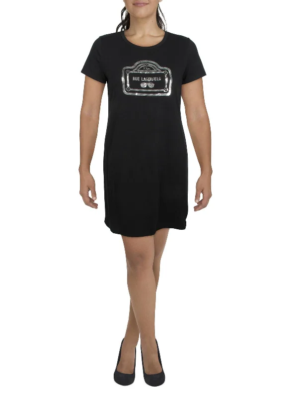 Womens Jersey Mini T-Shirt Dress