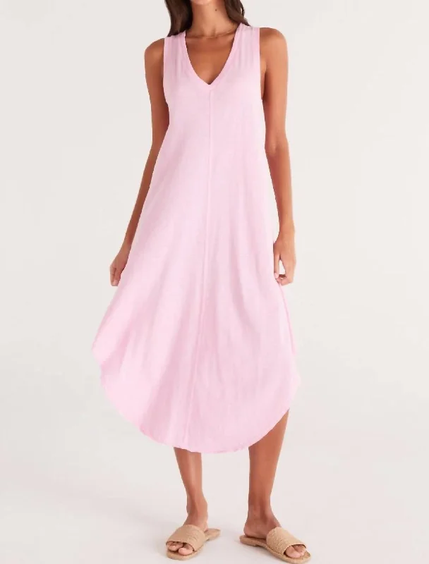 Reverie Dress In Pink/lilac