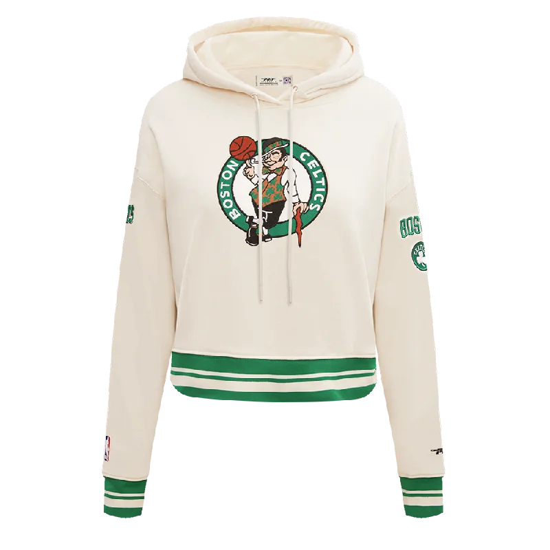 SUDADERA CON GORRO NBA BOSTON CELTICS RETRO CLASSICS PARA MUJER