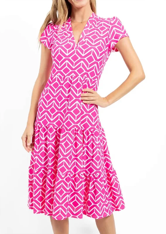 Libby Dress In Spring Pink