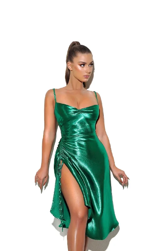 EMERALD MIDI DRESS