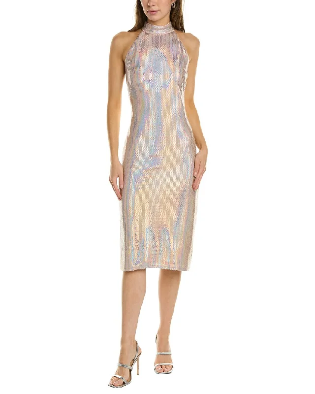 SHO by Tadashi Shoji Sequin Midi Dress