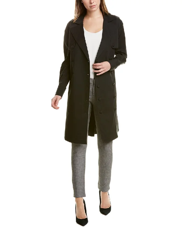 Donna Karan Double-Breasted Coat