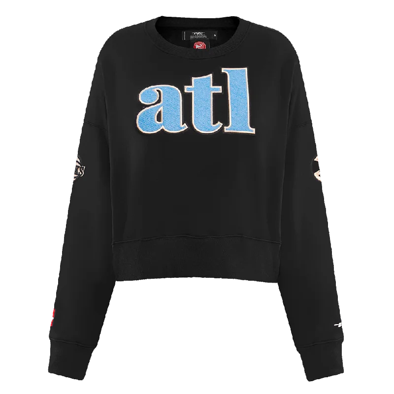 SUDADERA DE CUELLO REDONDO NBA ATLANTA HAWKS CITY EDITION PARA MUJER