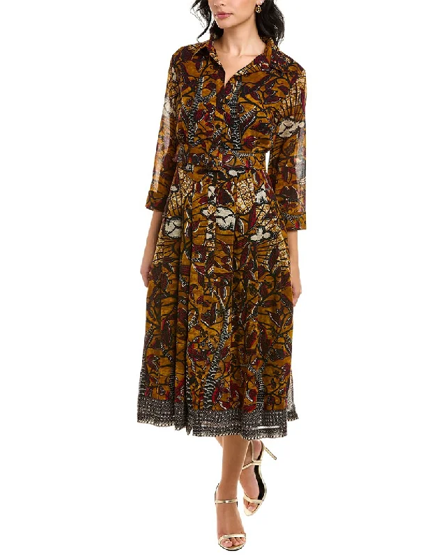 Samantha Sung Audrey 3 Wool Shirtdress