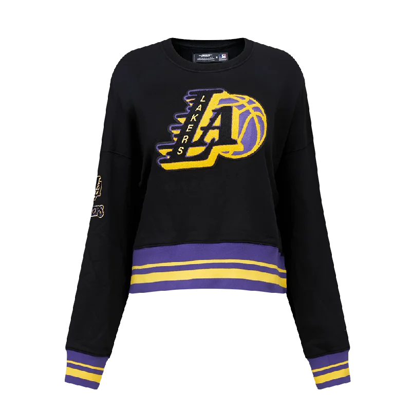 SUDADERA DE CUELLO REDONDO NBA LOS ANGELES LAKERS MASH UP PARA MUJER