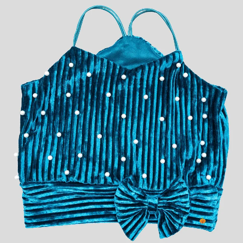 Striped Pattern Top for Girls