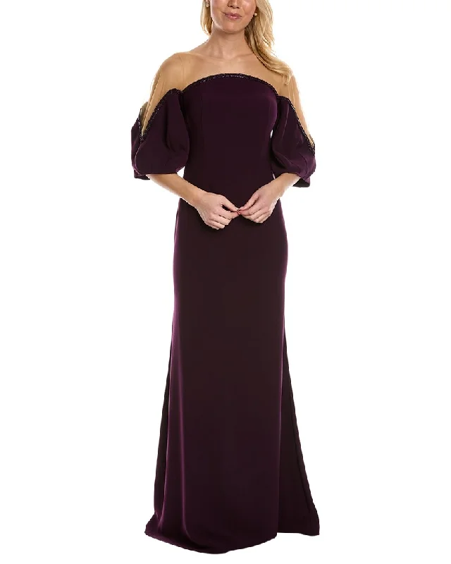 Rene Ruiz Crepe Gown