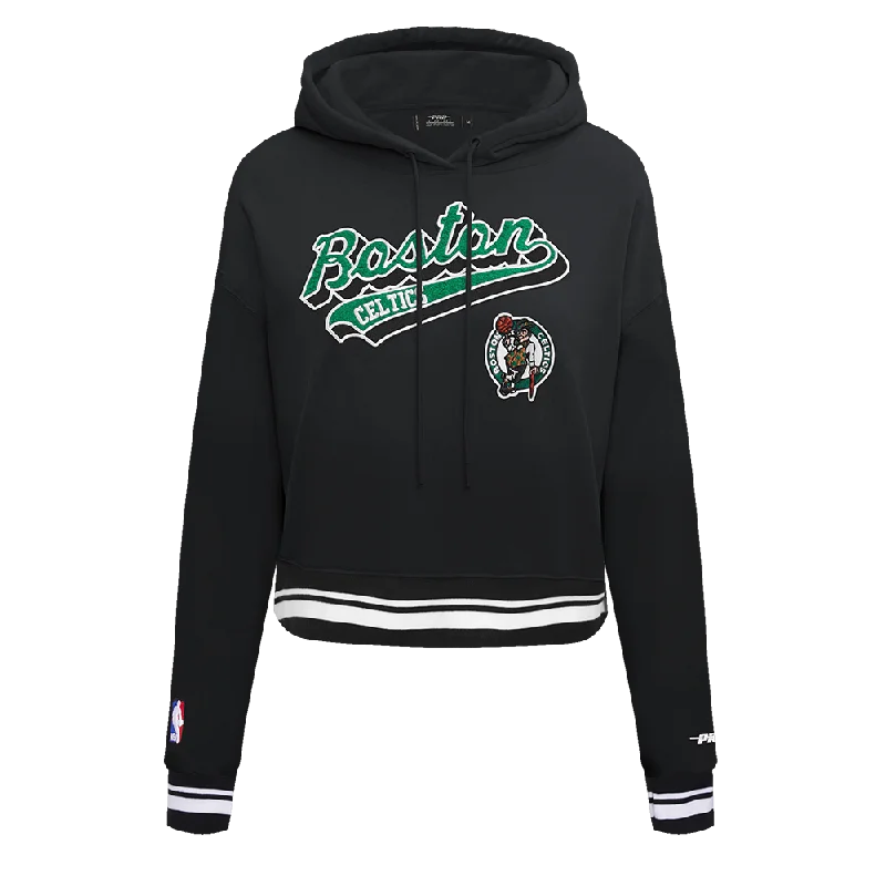 SUDADERA CON GORRO NBA BOSTON CELTICS SCRIPT TAIL PARA MUJER