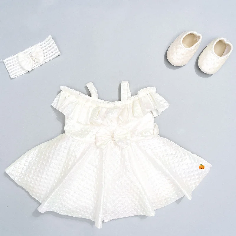 Off Shoulder Frock for Baby Girls