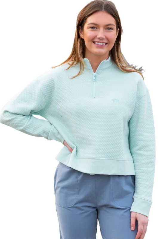 Women's Jacquard 1/4 Zip Whaler