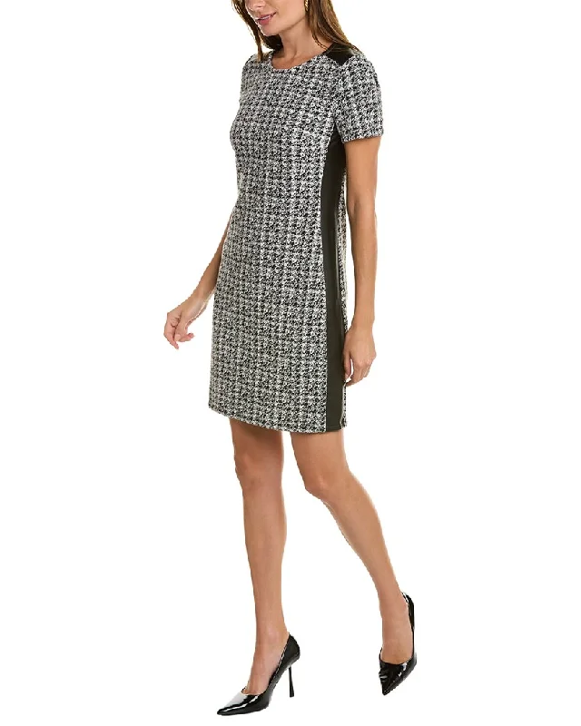 Ellen Tracy Jaqcuard Knit Dress