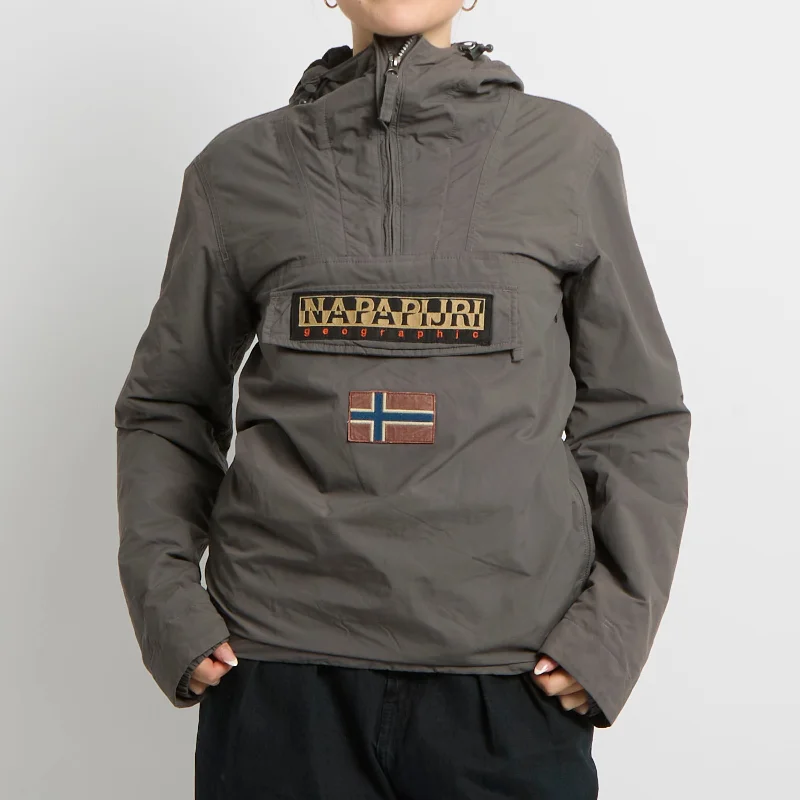 Napapijri Quarter Zip Windbreaker - UK 10