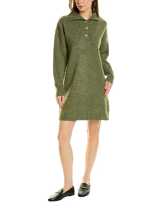 ANNA KAY Victorio Wool-Blend Dress