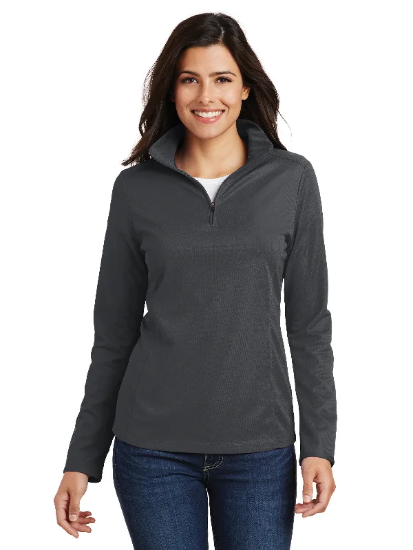 Women's Pinpoint Mesh Half-Zip Pullover