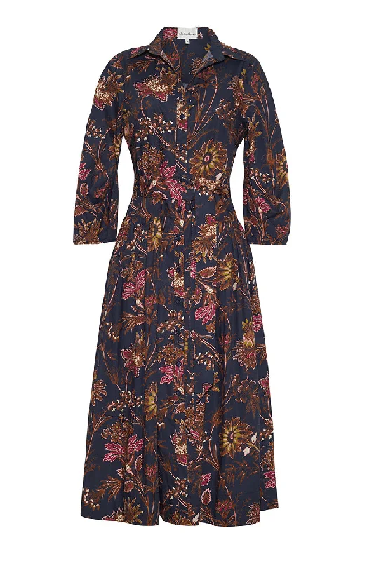 Raya Dress in Blue Vint Blossom