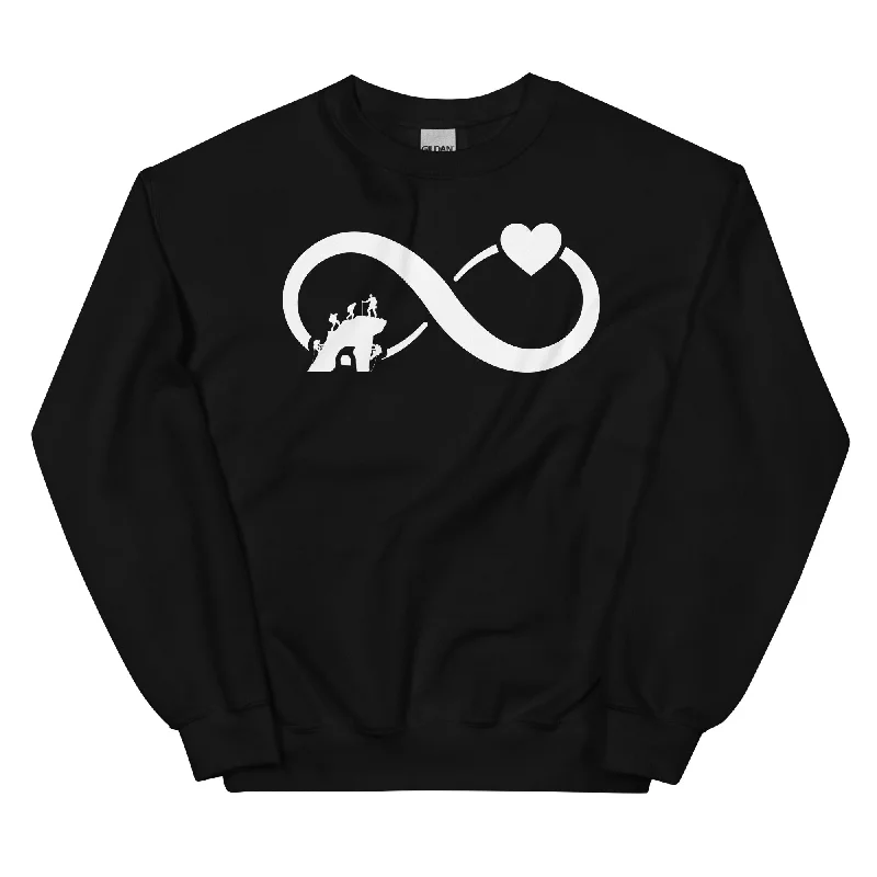 Infinity Heart and Climbing - Sweatshirt (Unisex)