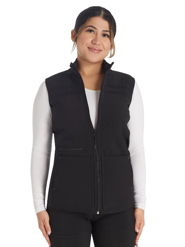 Women's 3-Pocket Zip Front Vest