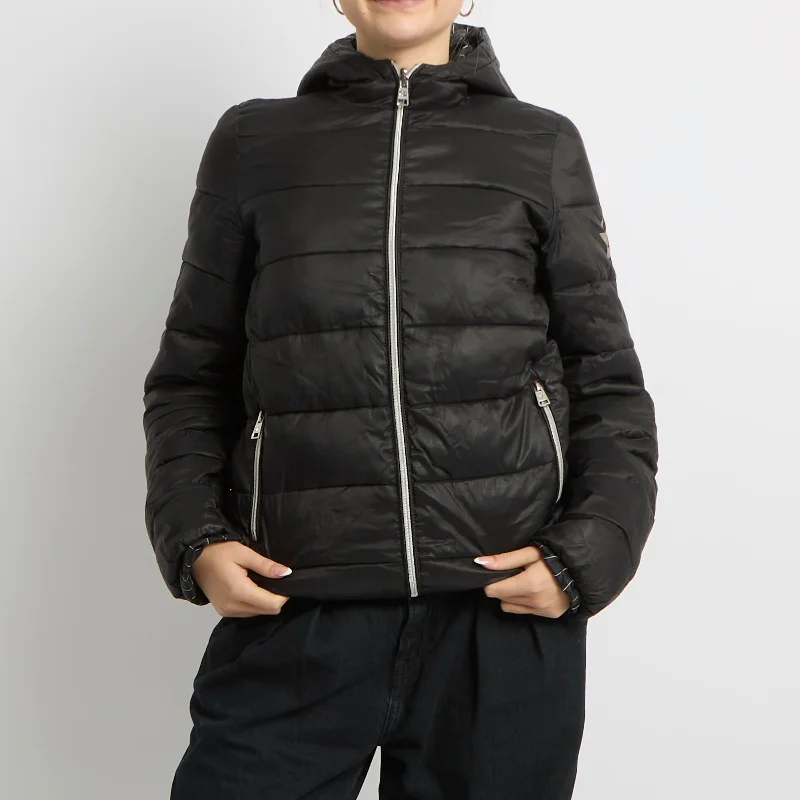 Hooded Puffer Jacket - UK 10