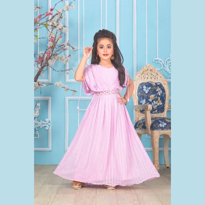 Onion Long Gown for Girls