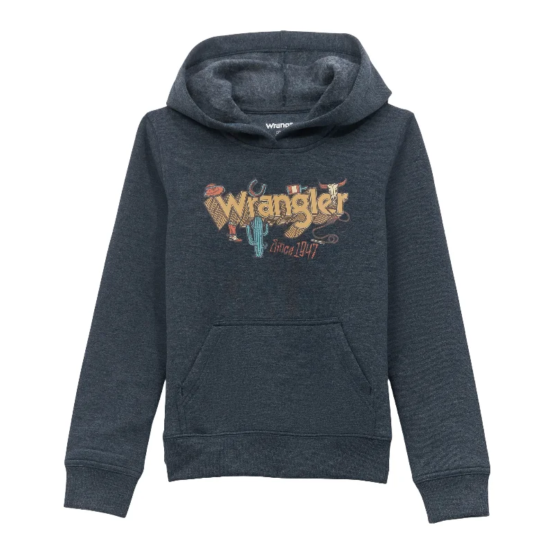 Wrangler Boy's Graphic Dark Sapphire Hoodie 112354259