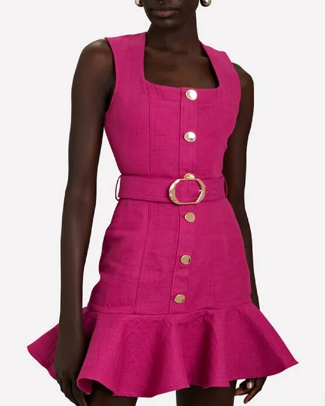 Finsbury Dress In Fuchsia