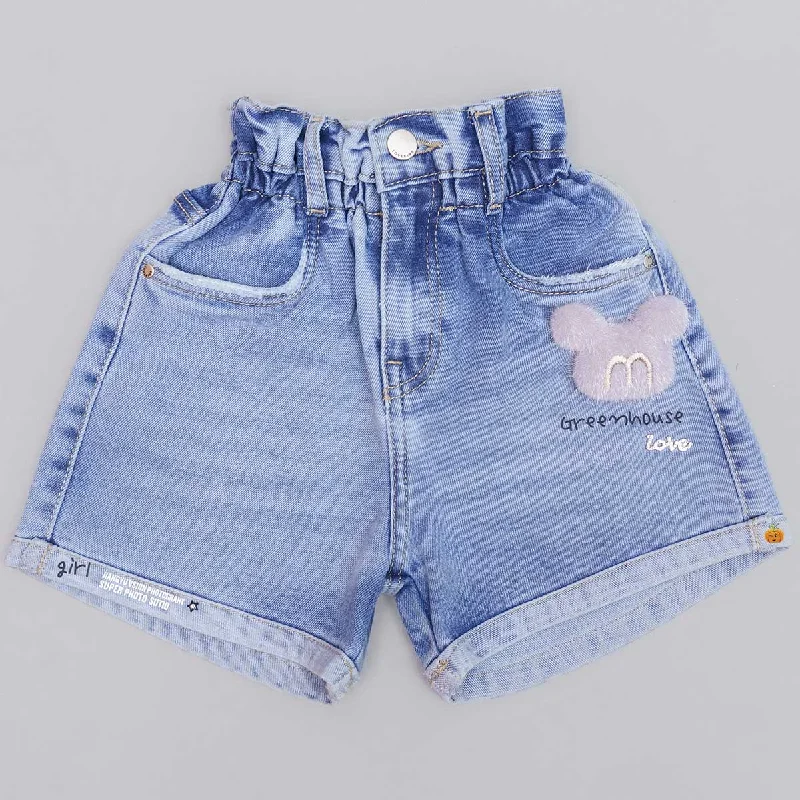 Summer Denim High Waist Girls Shorts