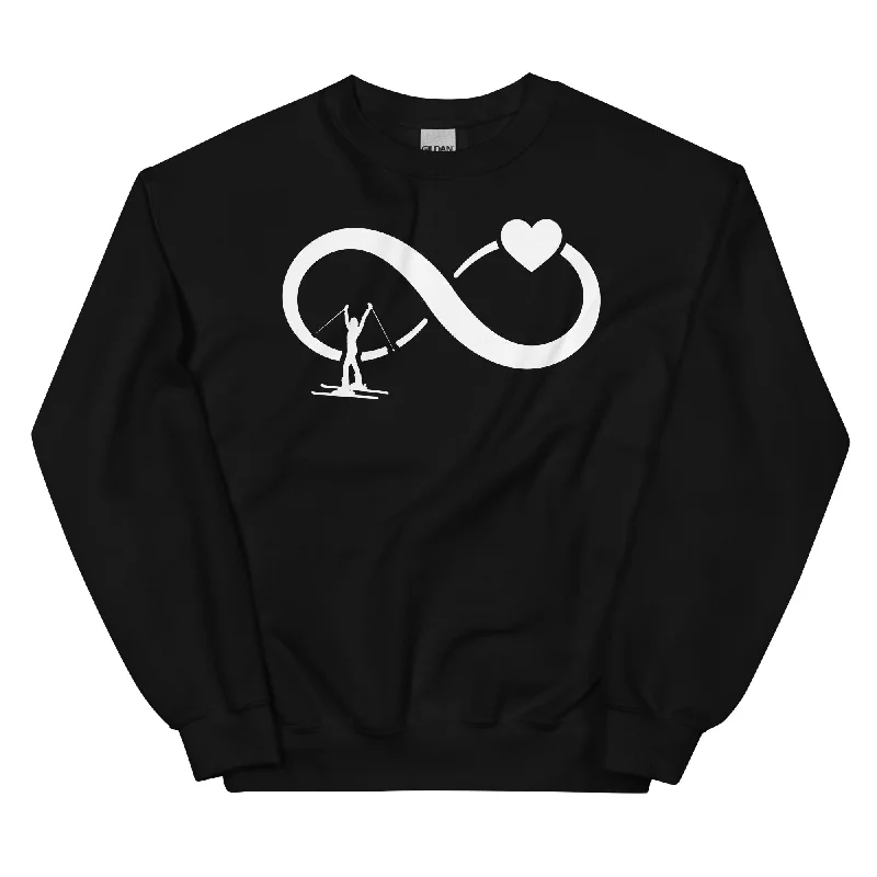 Infinity Heart and Skiing 1 - Sweatshirt (Unisex)