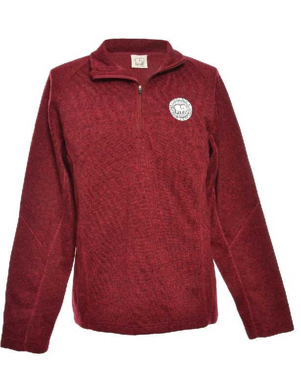 Plain Maroon Sweatshirt - S